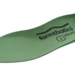 Detské tenké vložky do topánok Formthotics v zelenej farbe