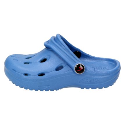 Detské zdravotné sandále v modrej farbe s pásikom na členok.